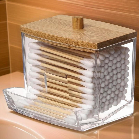 Caja Organizadora para Cotonitos y Algodón – Acrílico