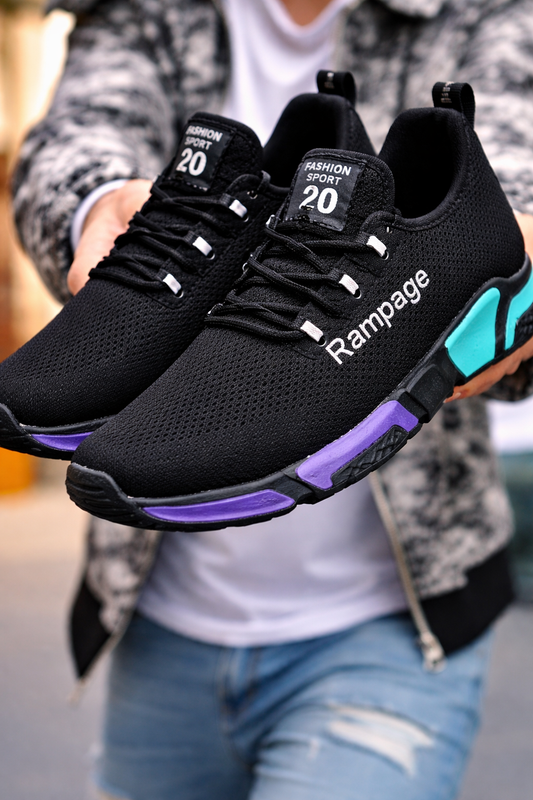 Zapatillas Negras Rampage Super Oferta!