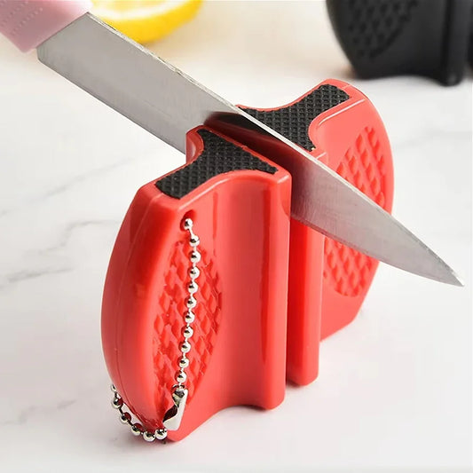 Afilador de Cuchillos Doble Cara Mini – Herramienta Portátil para Cocina y Uso Outdoor, Afilado Rápido