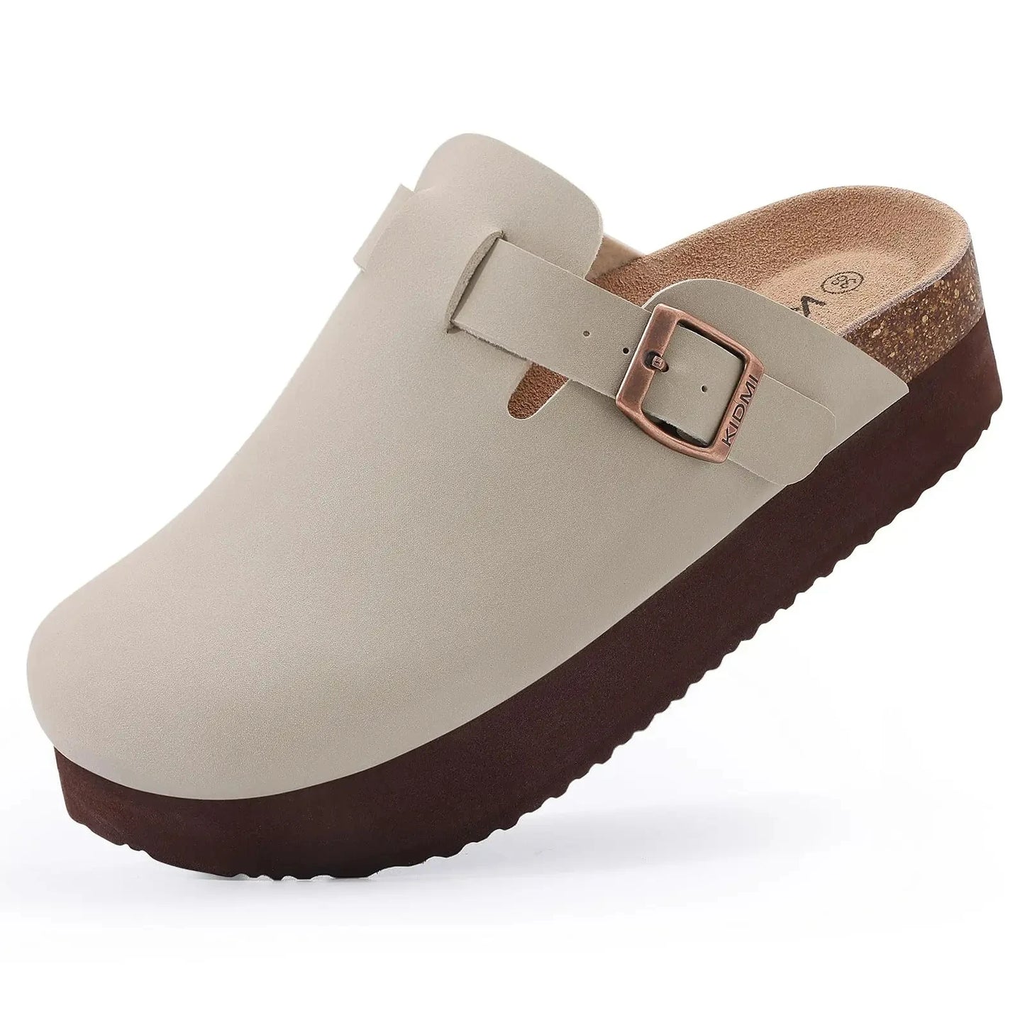 Sandalias de Corcho con Soporte de Arco – Antideslizantes, Cómodas y Estilo Clásico (Unisex)