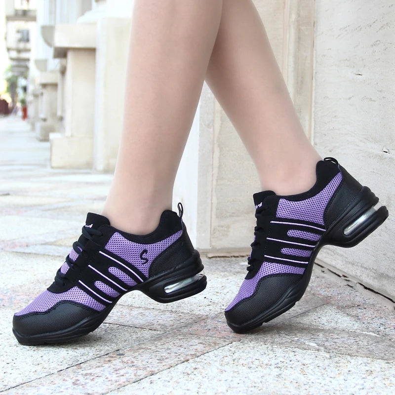 Zapatillas de Baile Salsa – Transpirables, Suela Dividida y Súper Cómodas (Unisex)