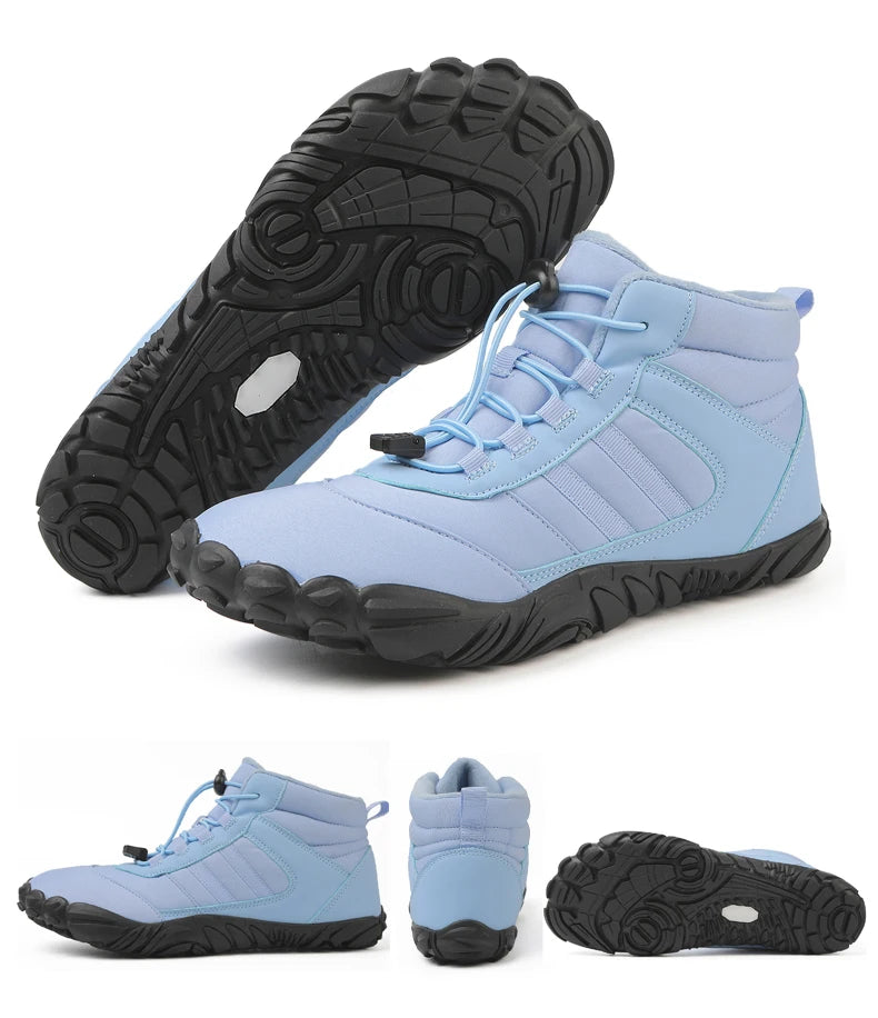 Botas de Invierno Impermeables Unisex – Tipo Barefoot, Cálidas con Forro de Peluche, Ideales para Nieve, Caminatas y Outdoor