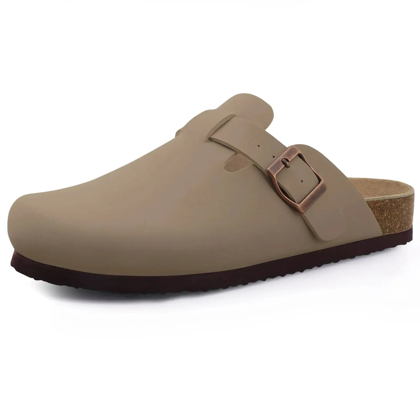 Sandalias de Corcho con Soporte de Arco – Antideslizantes, Cómodas y Estilo Clásico (Unisex)