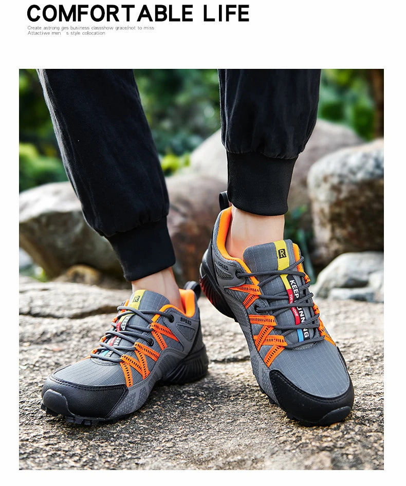 Zapatillas Outdoor Impermeables – Trekking, Montaña y Senderismo (Unisex, Antideslizantes y Resistentes)
