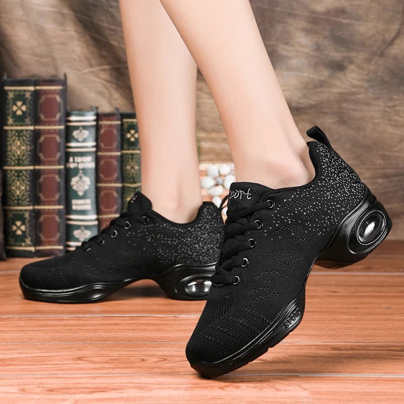 Zapatillas de Baile Salsa – Transpirables, Suela Dividida y Súper Cómodas (Unisex)
