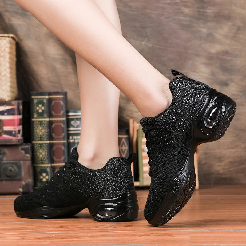 Zapatillas de Baile Salsa – Transpirables, Suela Dividida y Súper Cómodas (Unisex)