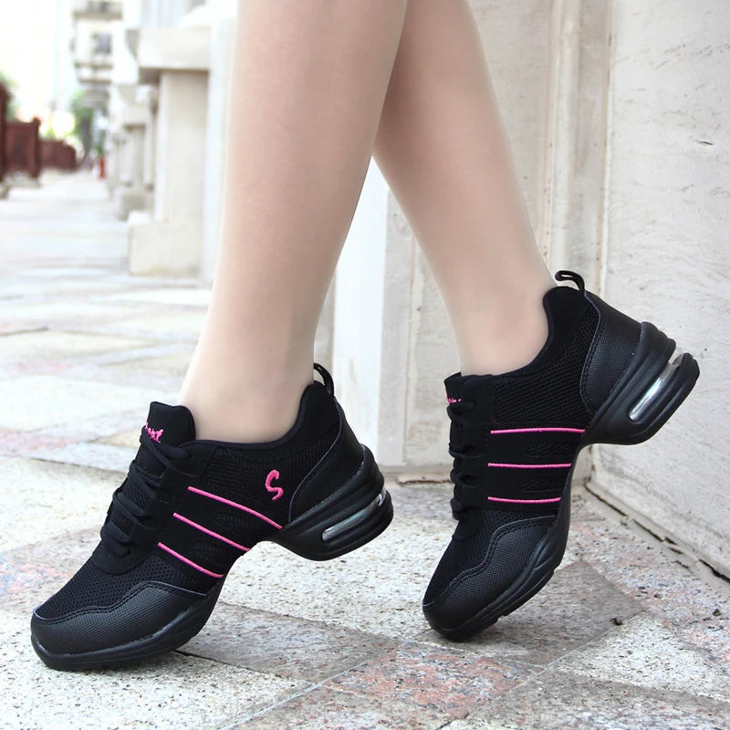 Zapatillas de Baile Salsa – Transpirables, Suela Dividida y Súper Cómodas (Unisex)