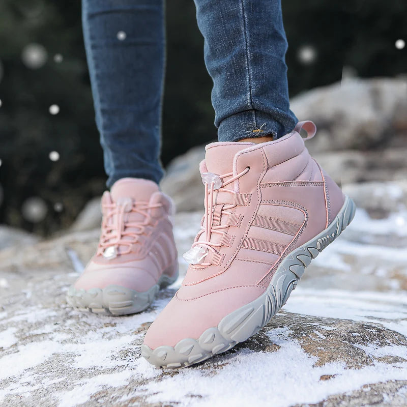 Botas de Invierno Impermeables Unisex – Tipo Barefoot, Cálidas con Forro de Peluche, Ideales para Nieve, Caminatas y Outdoor