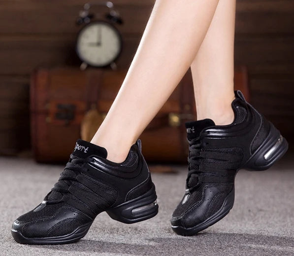 Zapatillas de Baile Salsa – Transpirables, Suela Dividida y Súper Cómodas (Unisex)
