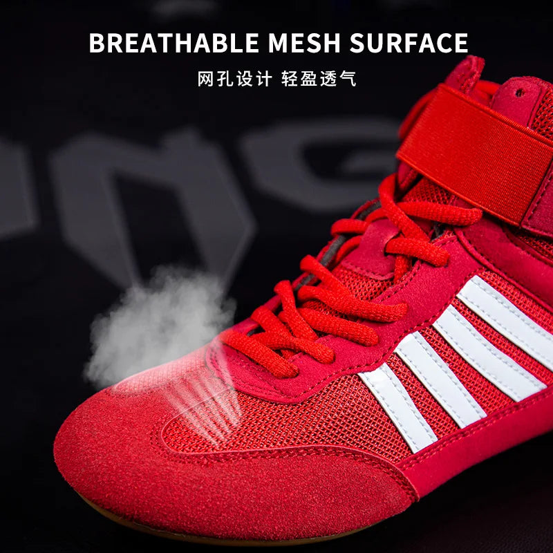Zapatillas de Boxeo y Wrestling GINGPAI – Ligeras, Transpirables y de Alto Rendimiento para Entrenamiento (Unisex)