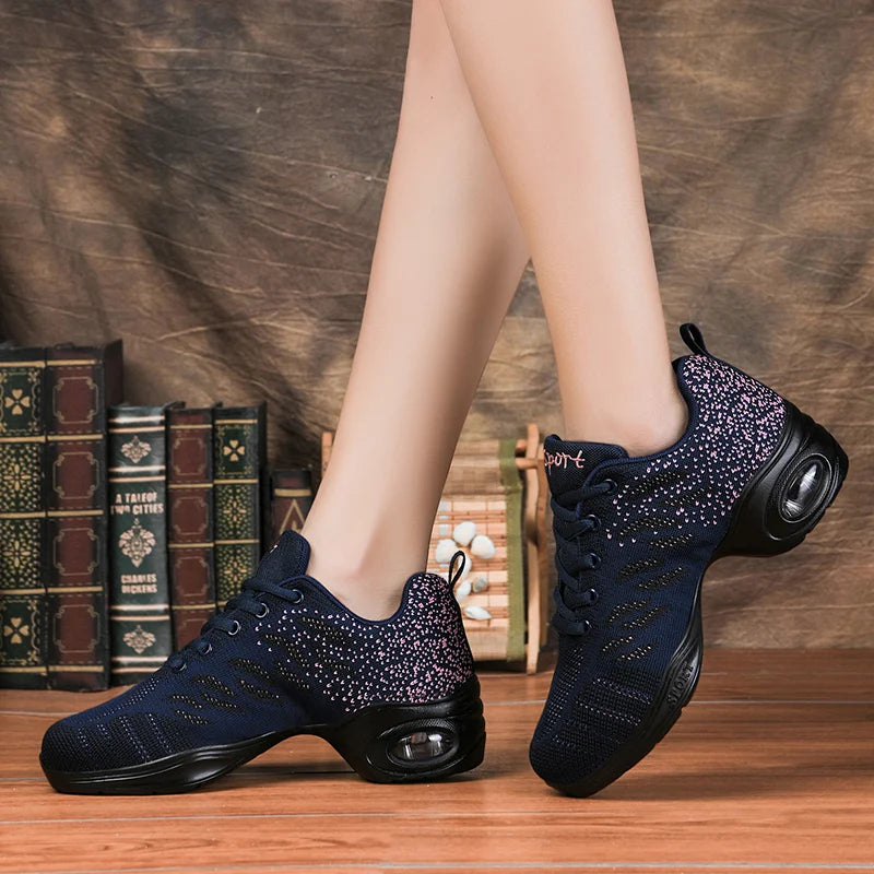 Zapatillas de Baile Salsa – Transpirables, Suela Dividida y Súper Cómodas (Unisex)