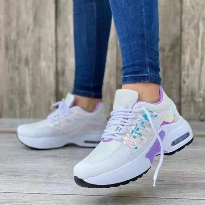 Zapatillas Mujer con Plataforma 2025 – Cómodas, Transpirables y Antideslizantes (Estilo Casual y Running)