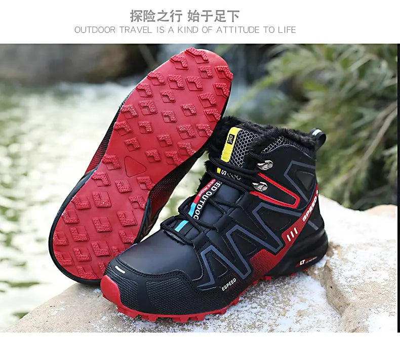 Botas de Invierno Hombre – Cálidas, Antideslizantes y Ligeras para Uso Outdoor y Nieve