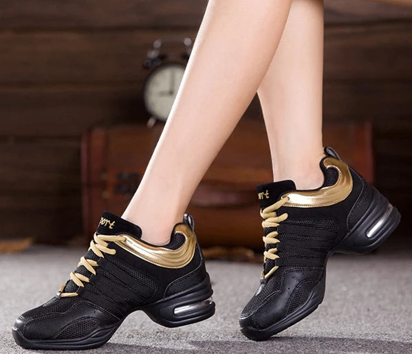 Zapatillas de Baile Salsa – Transpirables, Suela Dividida y Súper Cómodas (Unisex)