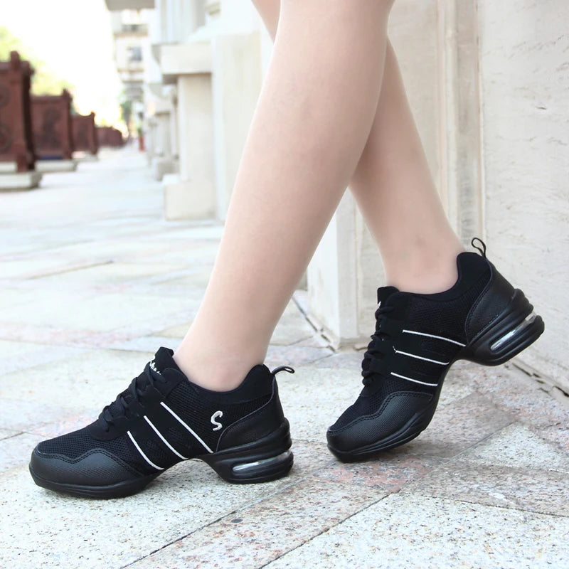 Zapatillas de Baile Salsa – Transpirables, Suela Dividida y Súper Cómodas (Unisex)