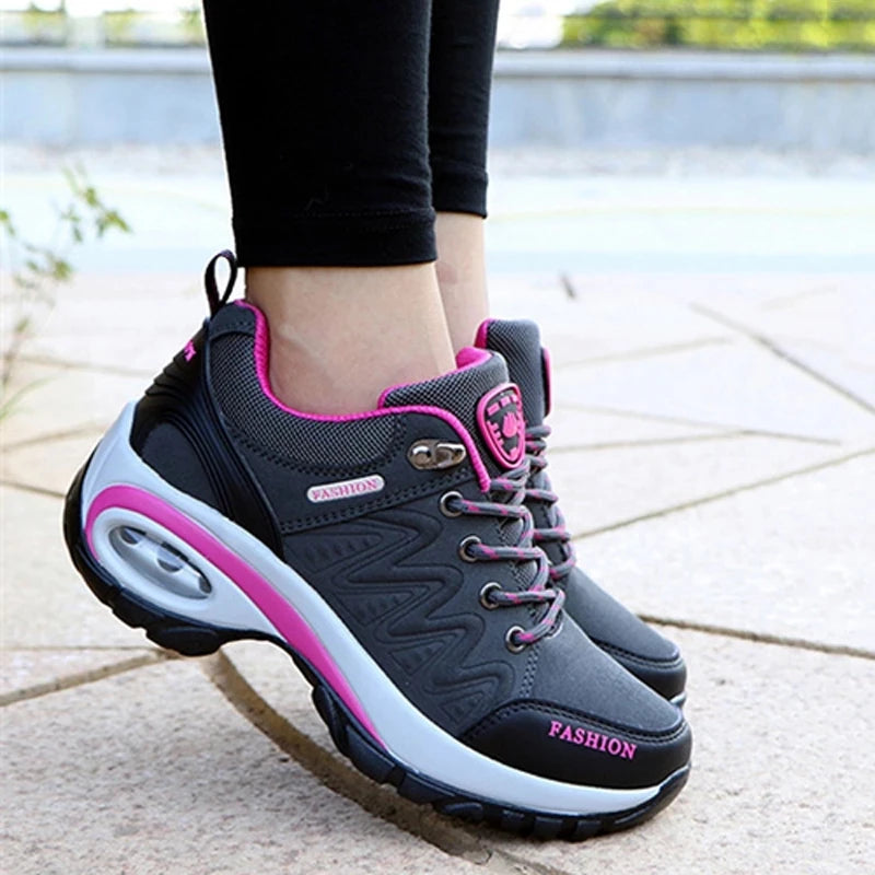 Zapatillas Mujer con Plataforma – Antideslizantes, Cómodas y Perfectas para Running y Uso Diario