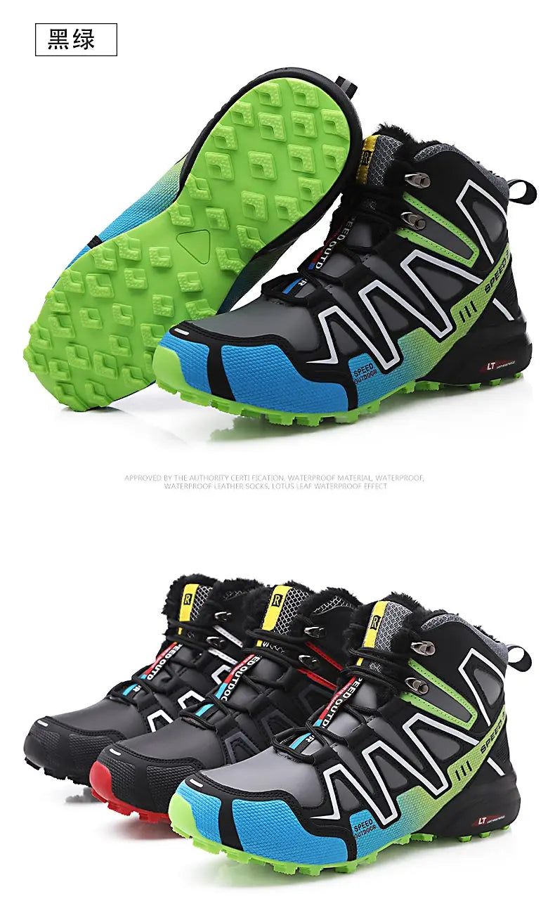 Botas de Invierno Hombre – Cálidas, Antideslizantes y Ligeras para Uso Outdoor y Nieve