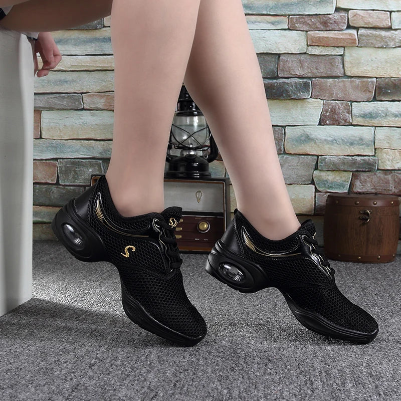Zapatillas de Baile Salsa – Transpirables, Suela Dividida y Súper Cómodas (Unisex)