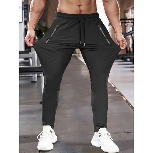 Pantalón Jogger Hombre Deportivo Running Yoga Training Senderismo Verano Primavera Moda Casual