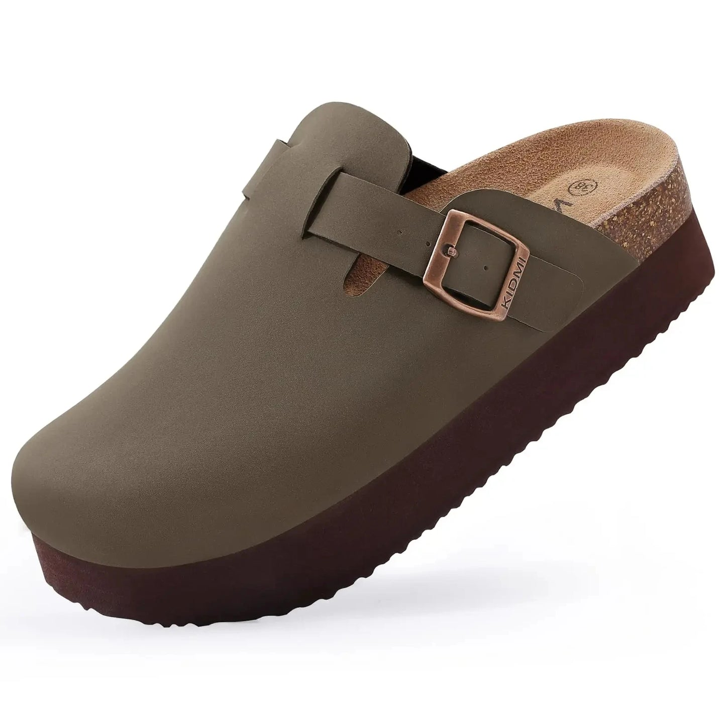 Sandalias de Corcho con Soporte de Arco – Antideslizantes, Cómodas y Estilo Clásico (Unisex)