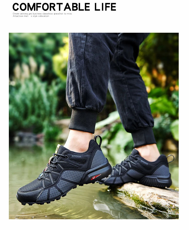 Zapatillas Outdoor Impermeables – Trekking, Montaña y Senderismo (Unisex, Antideslizantes y Resistentes)