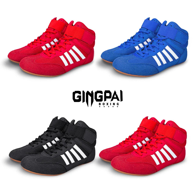 Zapatillas de Boxeo y Wrestling GINGPAI – Ligeras, Transpirables y de Alto Rendimiento para Entrenamiento (Unisex)