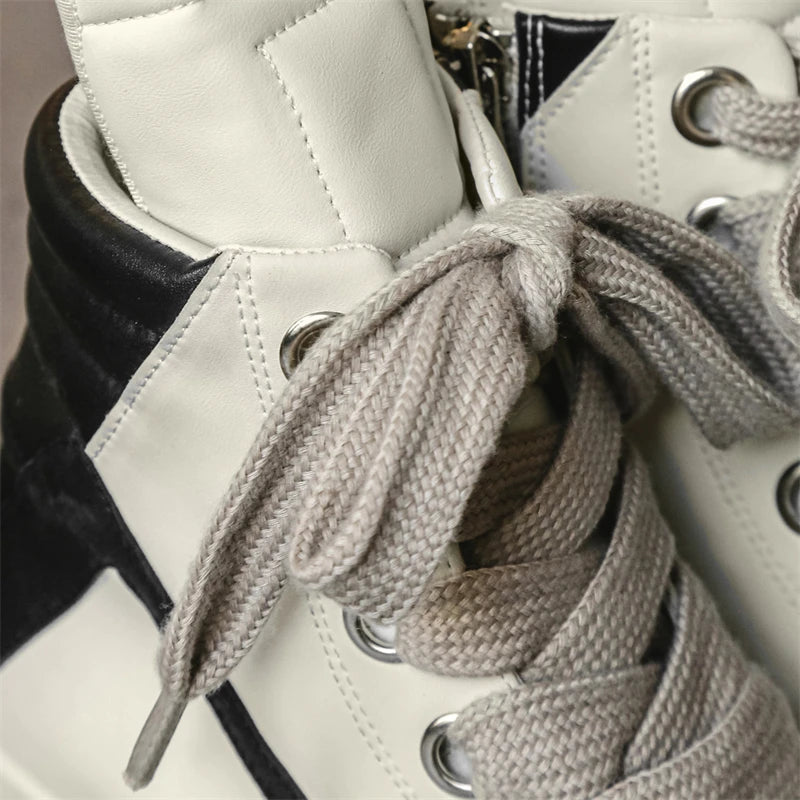 Zapatillas Urbanas High-Top para Hombre – Estilo Lujo, Deportivas, Casual, Skate y Baloncesto (39-44)