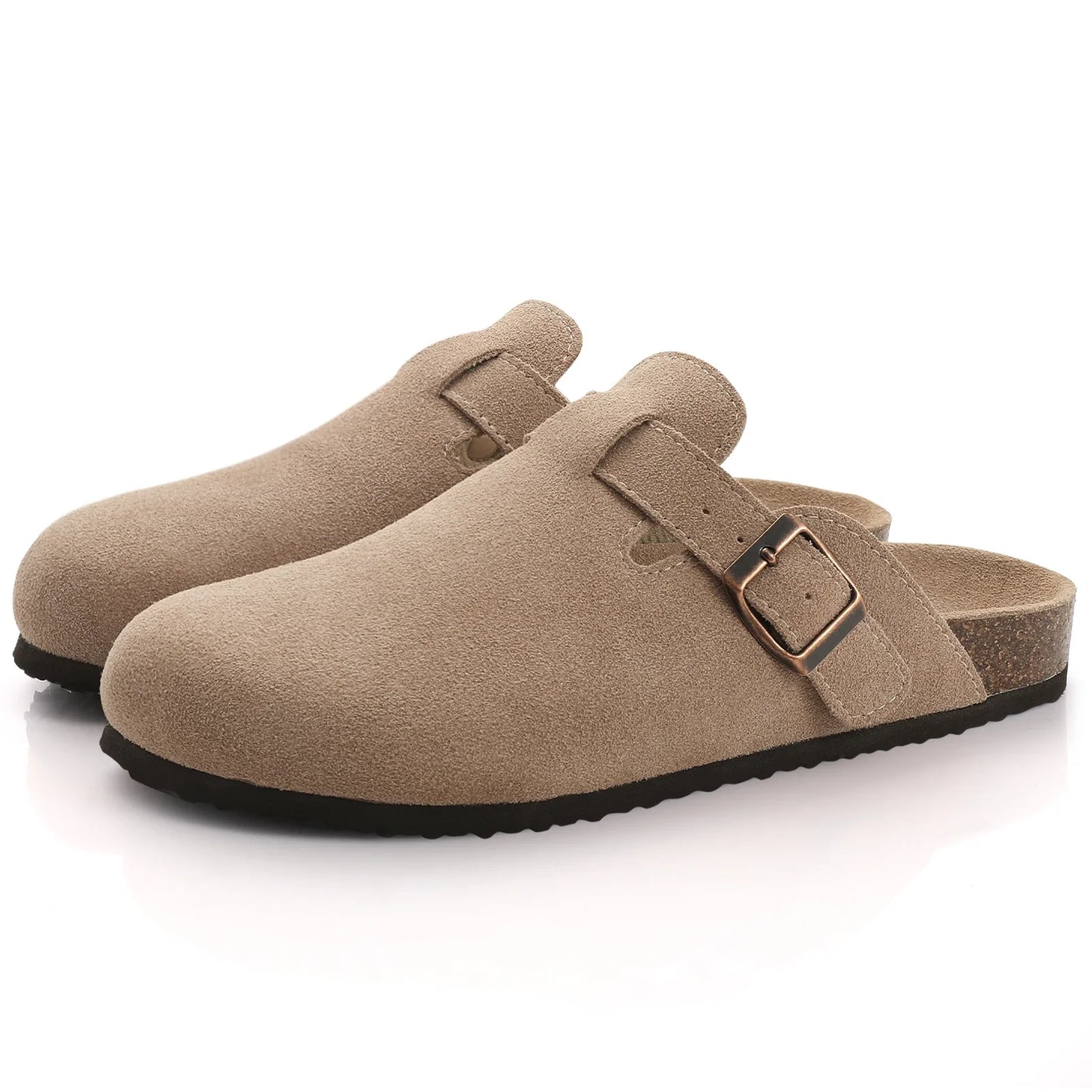 Sandalias de Corcho con Soporte de Arco – Antideslizantes, Cómodas y Estilo Clásico (Unisex)