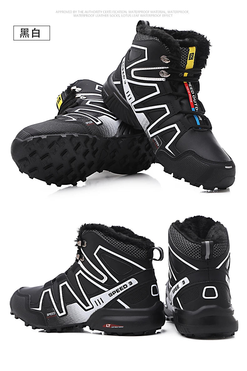 Botas de Invierno Hombre – Cálidas, Antideslizantes y Ligeras para Uso Outdoor y Nieve