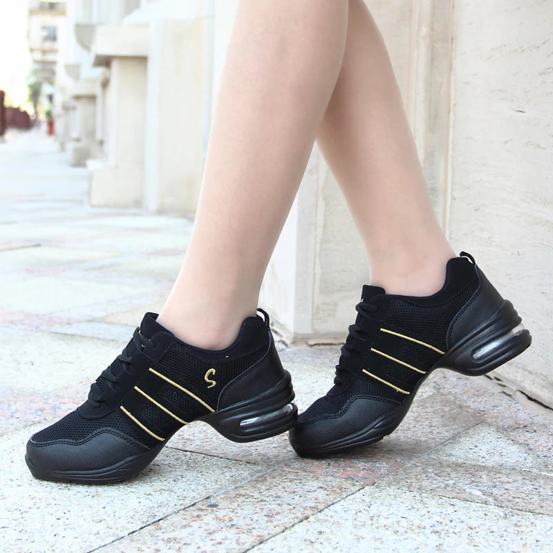 Zapatillas de Baile Salsa – Transpirables, Suela Dividida y Súper Cómodas (Unisex)