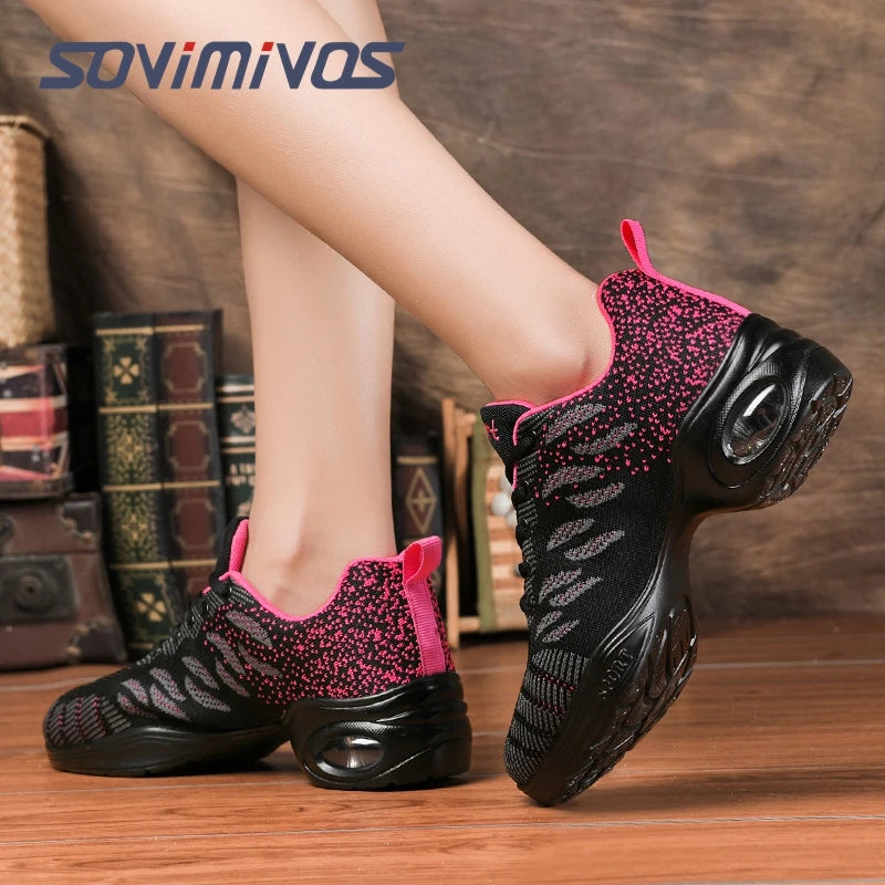Zapatillas de Baile Salsa – Transpirables, Suela Dividida y Súper Cómodas (Unisex)
