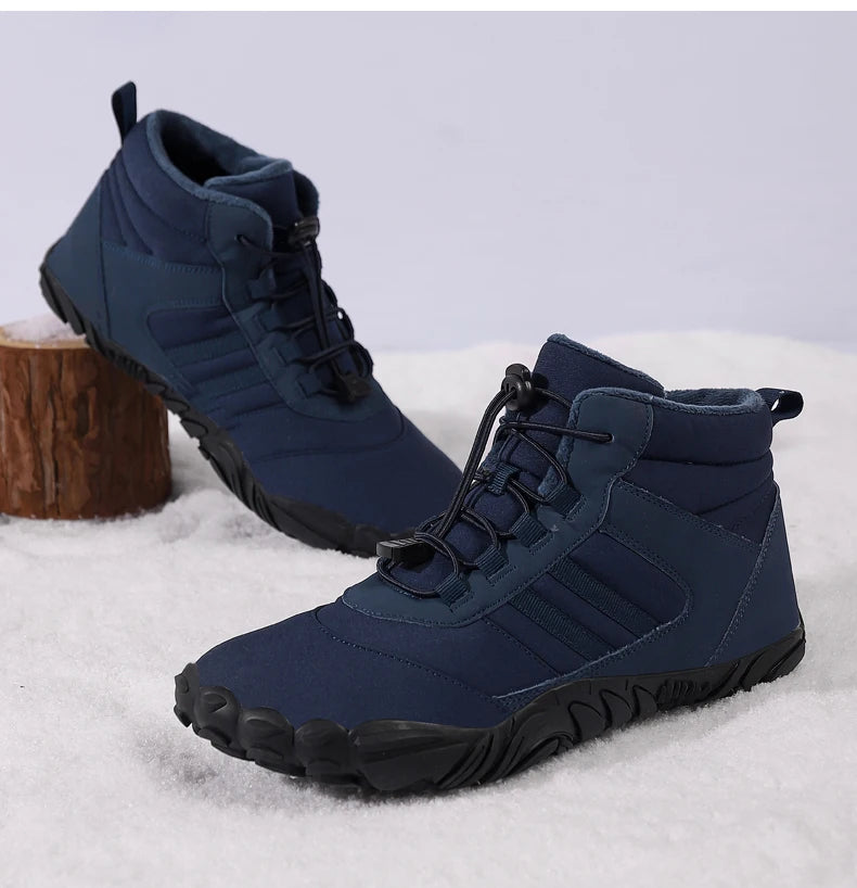 Botas de Invierno Impermeables Unisex – Tipo Barefoot, Cálidas con Forro de Peluche, Ideales para Nieve, Caminatas y Outdoor