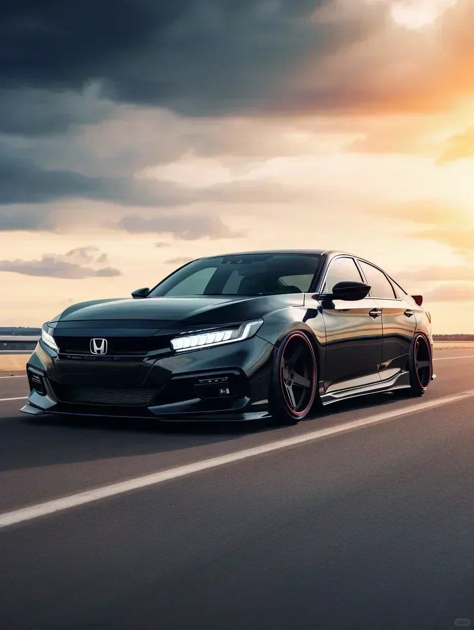 Polera Honda Hombre y Mujer – Camiseta Algodón Manga Corta Estilo Racing Gold Wing, Casual Verano/Primavera