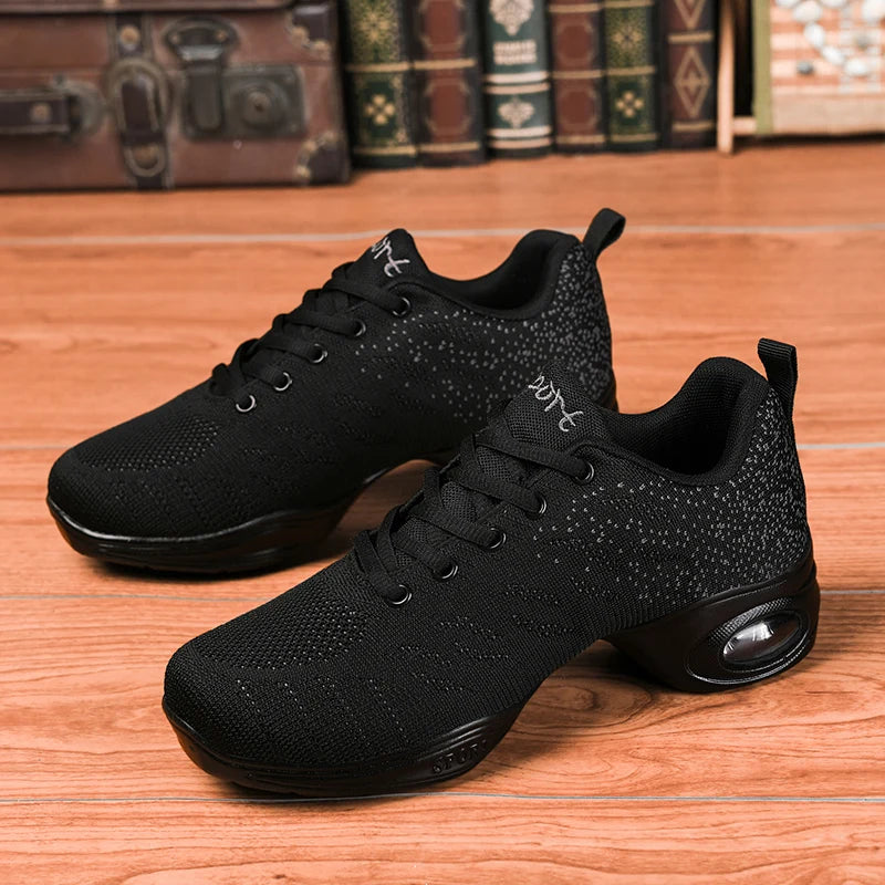 Zapatillas de Baile Salsa – Transpirables, Suela Dividida y Súper Cómodas (Unisex)
