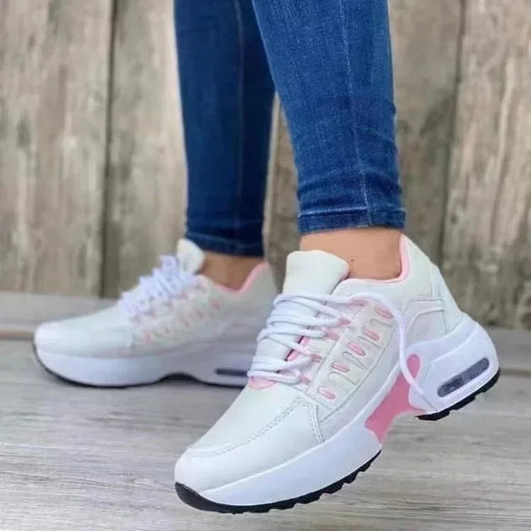 Zapatillas Mujer con Plataforma 2025 – Cómodas, Transpirables y Antideslizantes (Estilo Casual y Running)