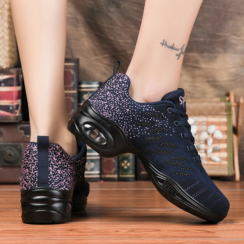 Zapatillas de Baile Salsa – Transpirables, Suela Dividida y Súper Cómodas (Unisex)