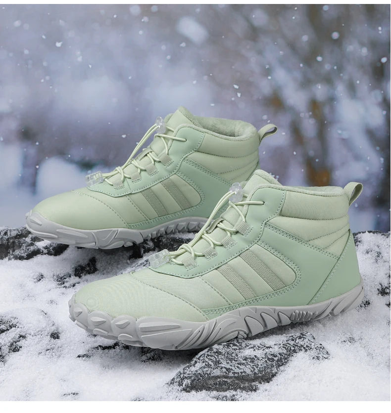 Botas de Invierno Impermeables Unisex – Tipo Barefoot, Cálidas con Forro de Peluche, Ideales para Nieve, Caminatas y Outdoor