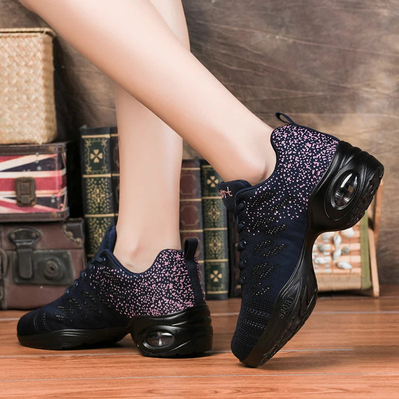 Zapatillas de Baile Salsa – Transpirables, Suela Dividida y Súper Cómodas (Unisex)