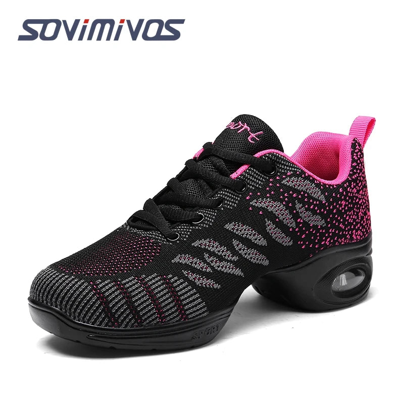 Zapatillas de Baile Salsa – Transpirables, Suela Dividida y Súper Cómodas (Unisex)