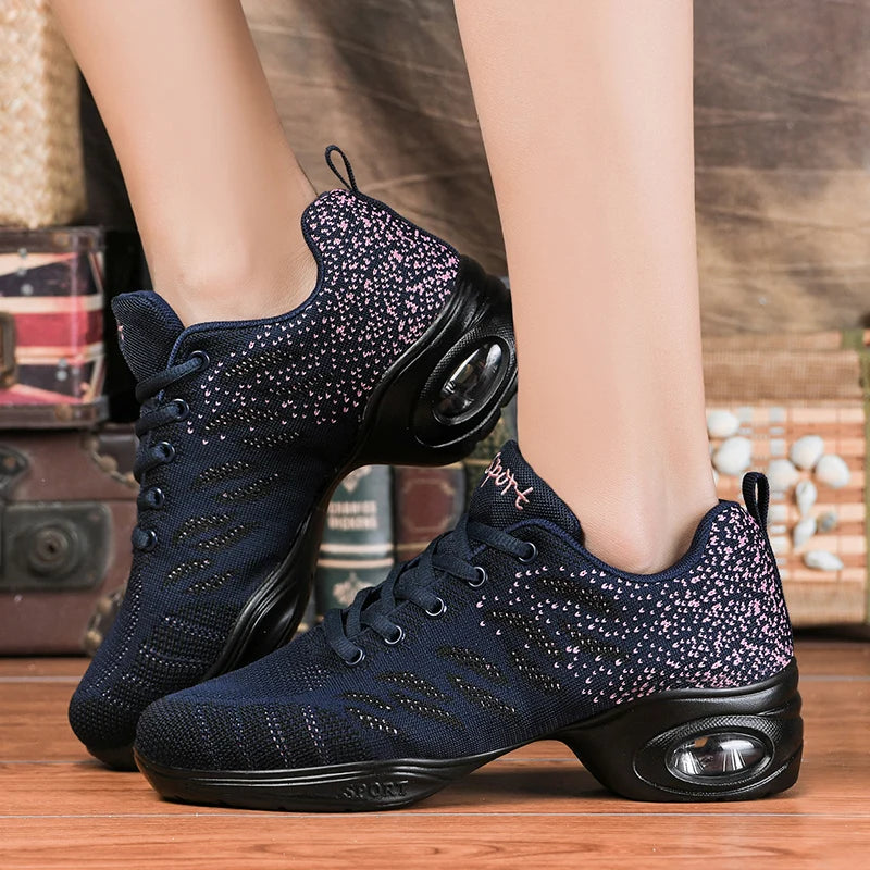 Zapatillas de Baile Salsa – Transpirables, Suela Dividida y Súper Cómodas (Unisex)