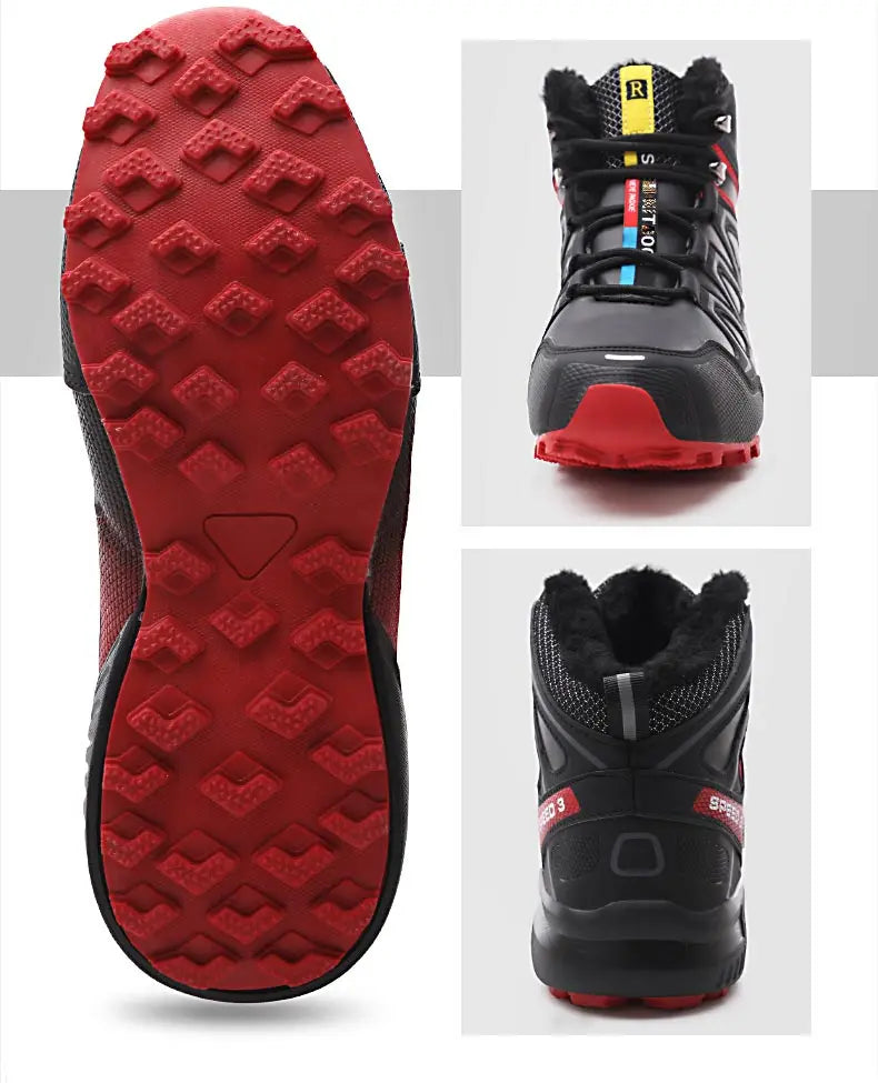 Botas de Invierno Hombre – Cálidas, Antideslizantes y Ligeras para Uso Outdoor y Nieve