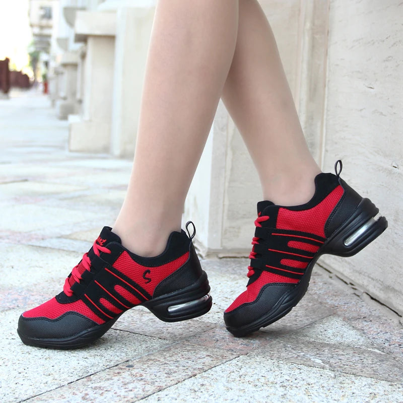 Zapatillas de Baile Salsa – Transpirables, Suela Dividida y Súper Cómodas (Unisex)
