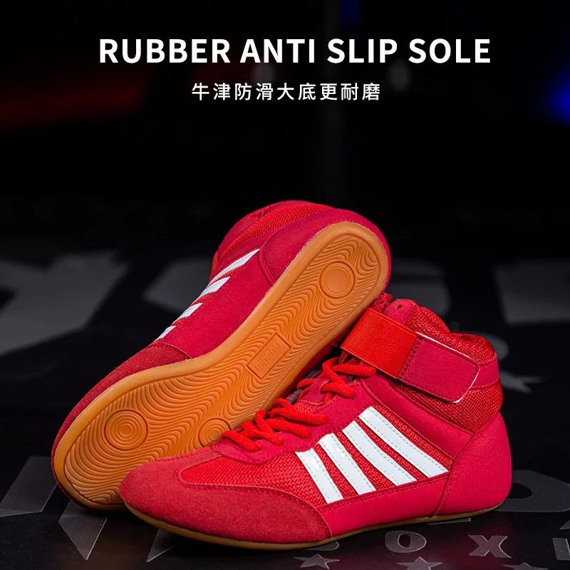 Zapatillas de Boxeo y Wrestling GINGPAI – Ligeras, Transpirables y de Alto Rendimiento para Entrenamiento (Unisex)