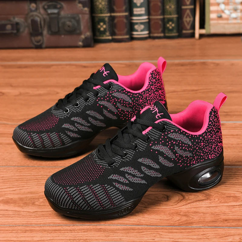 Zapatillas de Baile Salsa – Transpirables, Suela Dividida y Súper Cómodas (Unisex)