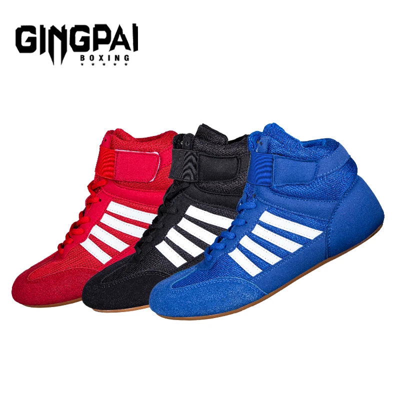 Zapatillas de Boxeo y Wrestling GINGPAI – Ligeras, Transpirables y de Alto Rendimiento para Entrenamiento (Unisex)