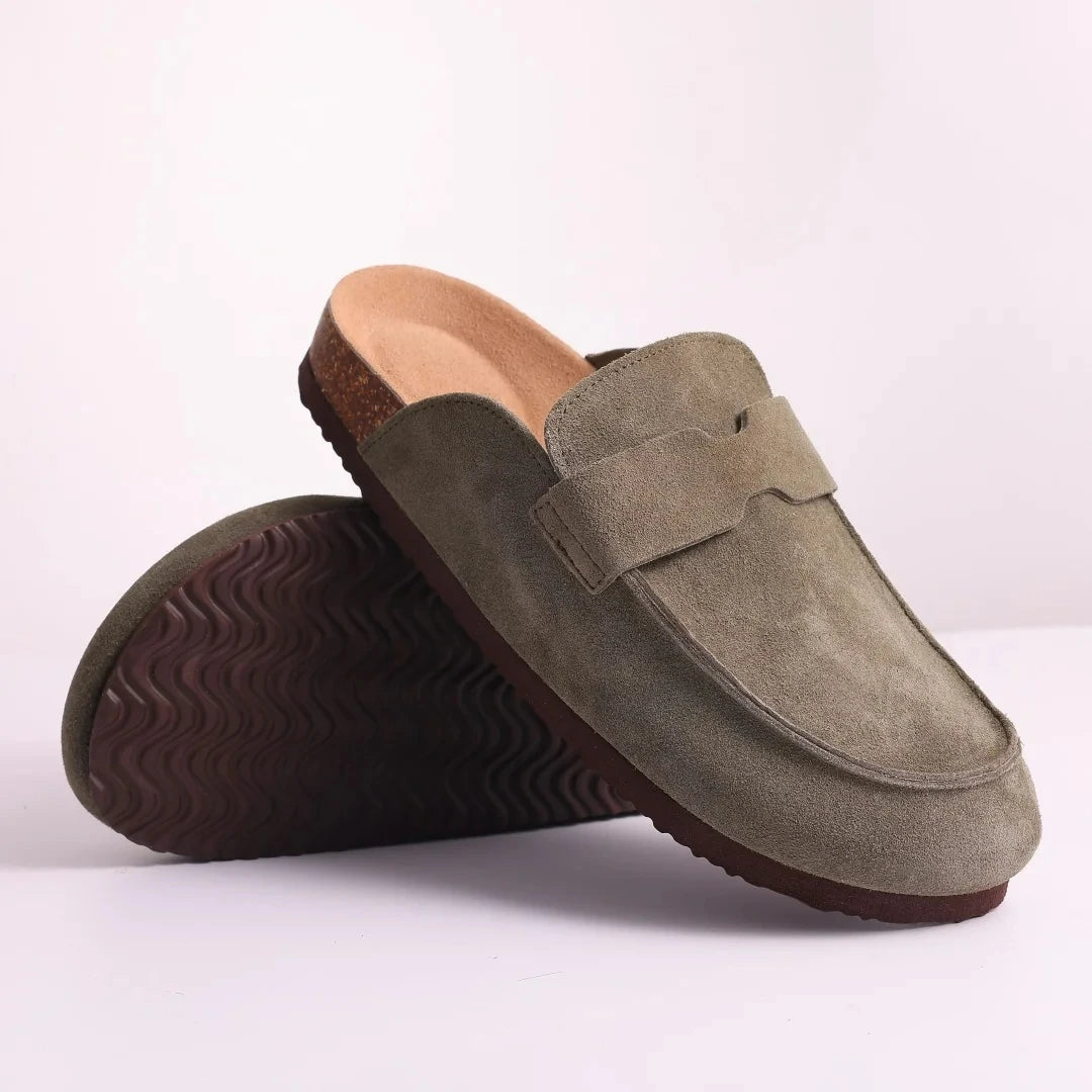 Sandalias de Corcho con Soporte de Arco – Antideslizantes, Cómodas y Estilo Clásico (Unisex)