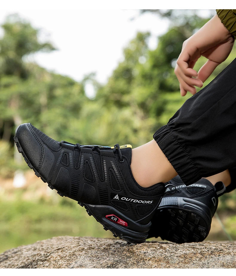 Zapatillas Outdoor Impermeables – Trekking, Montaña y Senderismo (Unisex, Antideslizantes y Resistentes)
