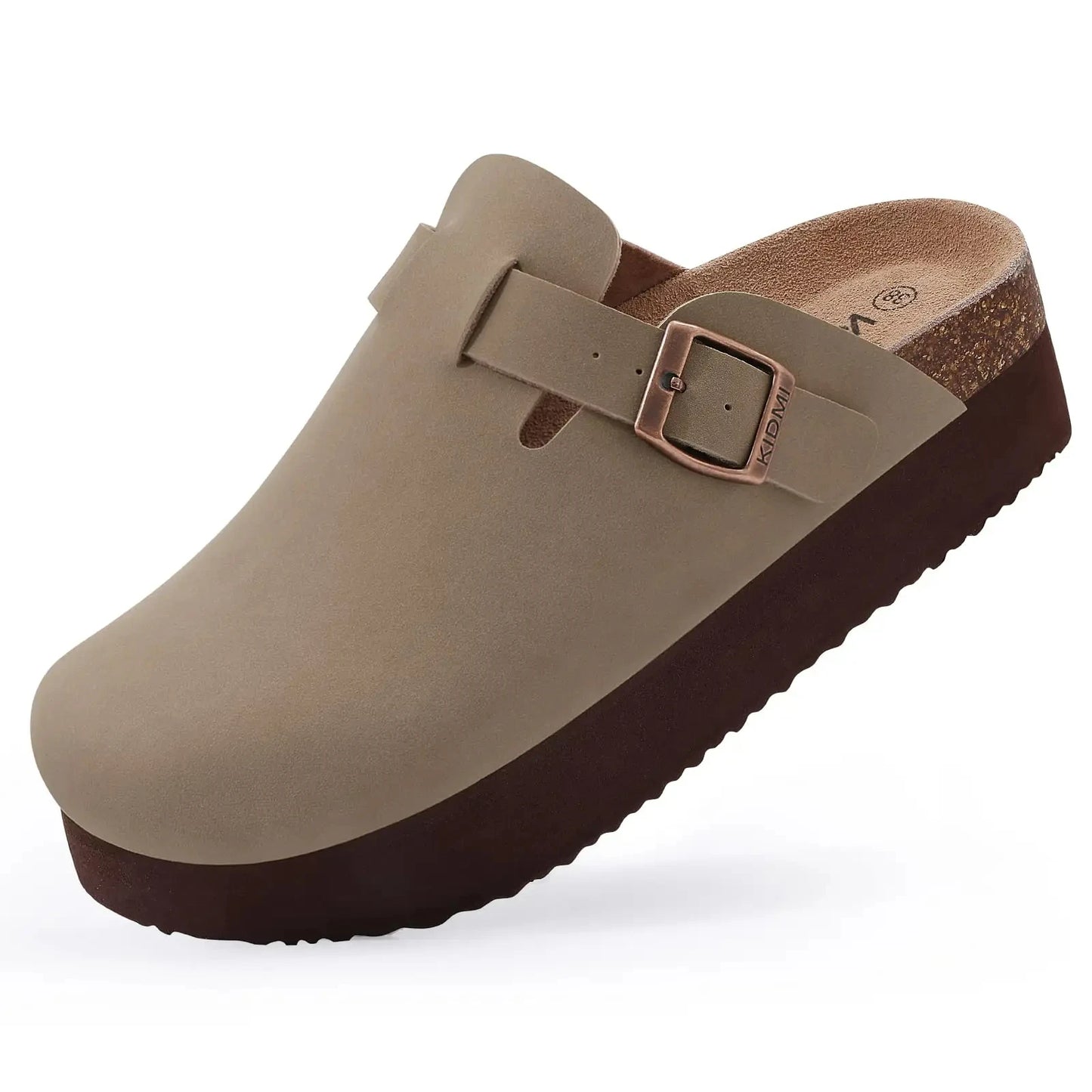 Sandalias de Corcho con Soporte de Arco – Antideslizantes, Cómodas y Estilo Clásico (Unisex)