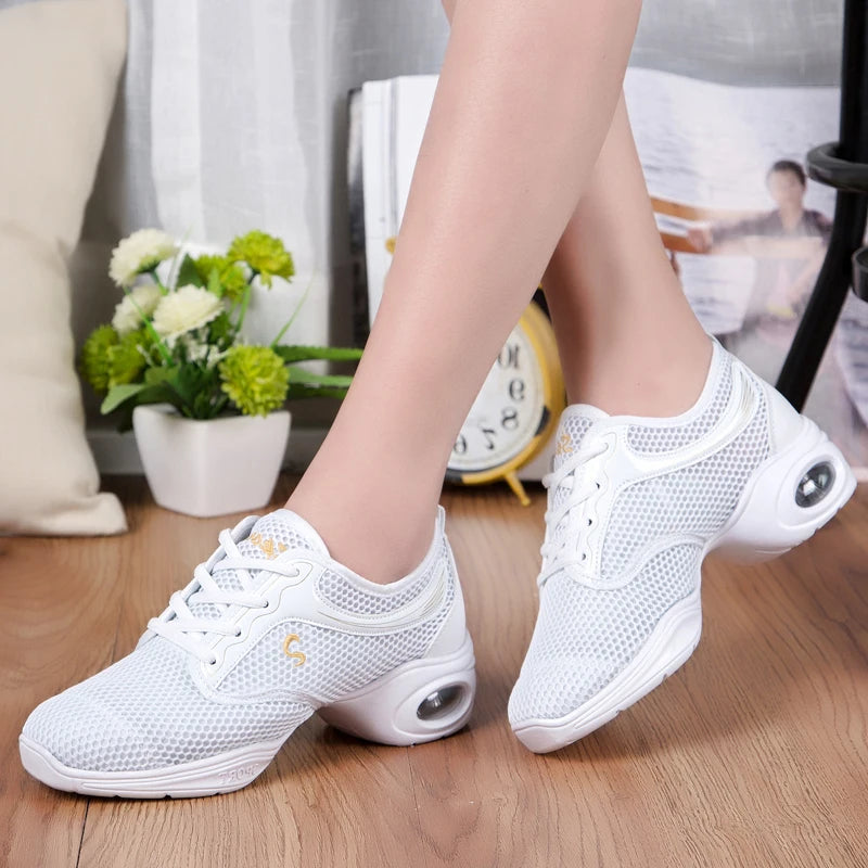 Zapatillas de Baile Salsa – Transpirables, Suela Dividida y Súper Cómodas (Unisex)