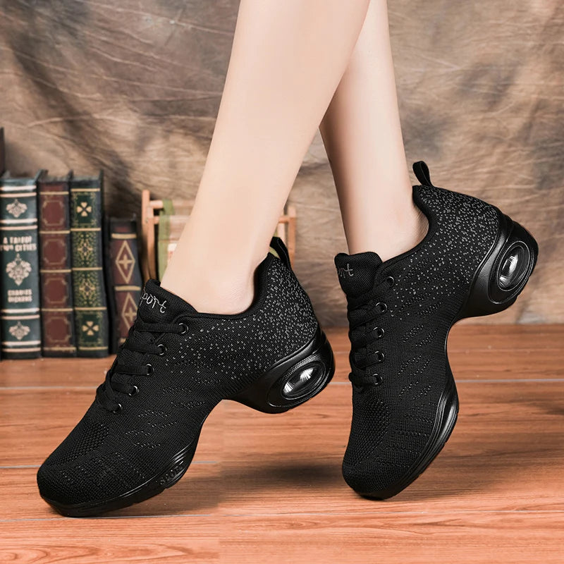 Zapatillas de Baile Salsa – Transpirables, Suela Dividida y Súper Cómodas (Unisex)